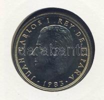Spanyolország 1983. 50P érmés, bélyeges borítékon T:1 Ismertetővel!