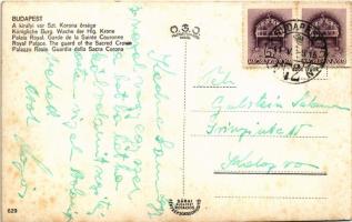 1941 Budapest I. Királyi vár Szt. Korona őrsége (fl)