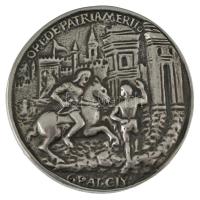 Olaszország DN "Andrea Gritti" kétoldalas, öntött, peremén jelzett és sorszámozott modern ...