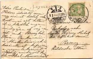 1905 Fehértemplom, Ung. Weisskirchen, Bela Crkva; Alsó vásár utca, Johann Schömberl üzlete. Hepke Be...