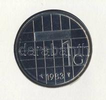 Hollandia 1983. 1G érmés, bélyeges borítékon T:1 Ismertetővel!