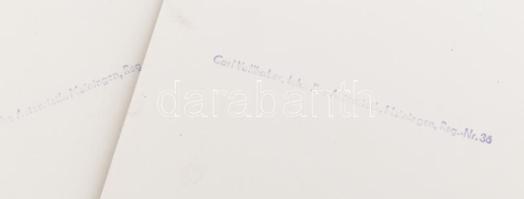 Meiningen, 11 db pecséttel jelzett fotó, 14,5x10,5 cm