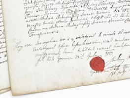 1843 Divéky család 3 1600-as évekbeli okiratának 1843-as hivatalos másolatai