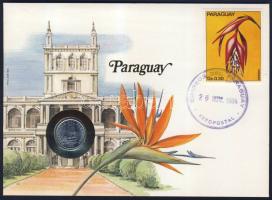 Paraguay 1980. 5G érmés, bélyeges borítékon T:1 Ismertetővel!