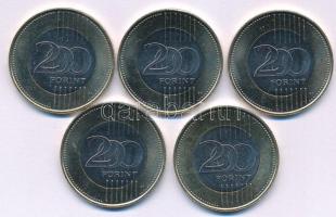 2023. 200Ft bicolor "Petőfi 200" (5x) T:UNC,AU