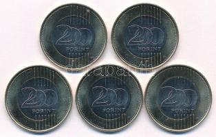 2023. 200Ft bicolor "Petőfi 200" (5x) T:UNC,AU