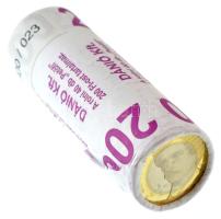 2023. 200Ft bicolor "Petőfi 200" (40x) "Dánió Kft." korlátozott példányszámú, sorszámozott, gyűjtői rolniban "600 / 023" T:UNC