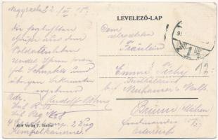 1915 Nagyszeben, Hermannstadt, Sibiu; Quergasse, Kirscher Unicum / Kereszt utca, F. Stoiber és A.R. ...