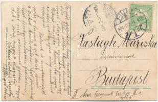 1908 Fiume, Rijeka; Palombaro / K.u.K. Kriegsmarine Taucher / Az Osztrák-Magyar Haditengerészet búvá...