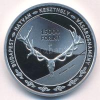 2021. 15.000Ft aranyozott Ag "Egy a Természettel Vadászati és Természeti Kiállítás" kapszu...