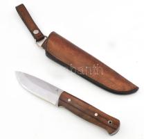 MK vadászkés jelzett 22 cm Bőr hüvellyel