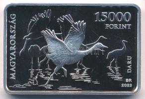 2023. 15.000Ft Ag "Hortobágyi Nemzeti Park" kapszulában, tanúsítvánnyal T:PP