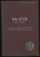 1986 Balaton zsebtérkép, 1 : 80.000, Bp., Kartográfiai Vállalat, kiadói nylonborítóban