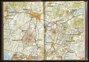 1986 Balaton zsebtérkép, 1 : 80.000, Bp., Kartográfiai Vállalat, kiadói nylonborítóban