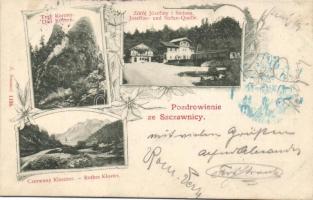 Szczawnica with Josef and Stefan fountain