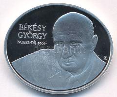 2022. 7500Ft Ag "Magyar származású Nobel-díjasok - Békésy György" tanúsítvánnyal T:PP