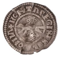 ~1300. Szlavón Denár Ag bizonytalan veret T:F,VG többször hajlott Hungary ~1300. Slavonian Denar Ag uncertain mint C:F,VG multiple bent Unger I.: Sz. 27.