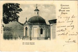 1900 Lugos, Lugoj; Szent István kápolna. Weisz és Sziklai kiadása / Sct. Stefani Kapelle / chapel (EK)