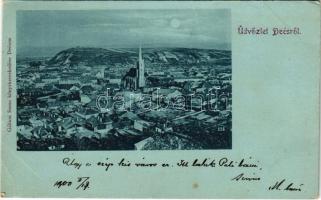 1900 Dés, Dej; látkép. Gálócsi Samu kiadása / general view (EK)