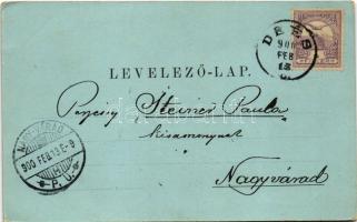 1900 Dés, Dej; látkép. Gálócsi Samu kiadása / general view (EK)