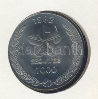 Dél-Korea 1982. 1000W "Szöuli olimpia" érmés, bélyeges borítékon, alkalmi bélyegzővel T:1 ...