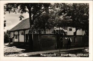 Nagyszalonta, Salonta; Arany János szülőháza / birth house of János Arany