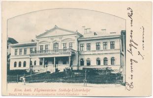 1900 Székelyudvarhely, Odorheiu Secuiesc; Római katolikus főgimnázium. Betegh Pál kiadása / Catholic grammar school (EM)