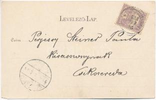 1900 Székelyudvarhely, Odorheiu Secuiesc; Római katolikus főgimnázium. Betegh Pál kiadása / Catholic...