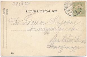 1906 Marosvásárhely, Targu Mures; Széchenyi tér, templom, Petele János, Benkő Elek, Lukács János és ...