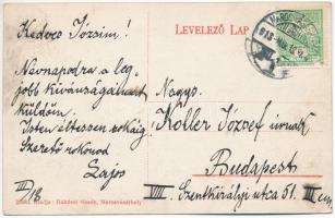 1913 Marosvásárhely, Targu Mures; Széchenyi tér. Rákóczi tőzsde kiadása / square