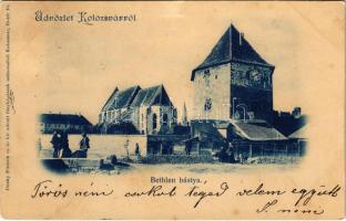 1900 Kolozsvár, Cluj; Bethlen bástya. Dunky Fivérek cs. és kir. udvari fényképészek műterméből / bastion tower (fl)