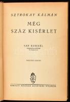4 db kémiai témájú könyv: Sztrókay Kálmán: Kémiai kísérletek; Még száz kísérlet; Pais István: Vegyés...