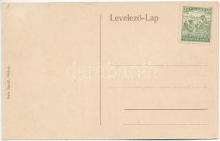 Pöstyén-fürdő, Kúpele Piestany; Éjjeli szállás idegeneknek. Humoros montázs. Kiadja Kohn Bernát / Hu...