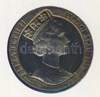 Man-sziget 1987. 1C "200 éves az Egyesült Államok Alkotmánya" érmés, bélyeges borítékon, a...