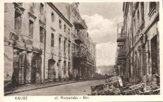 Kalisz Maryanska street damaged