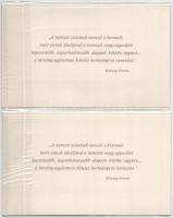 2000. 2000Ft "Millennium" bontatlan díszcsomagolásban (2x) sorszámkövetők T:UNC Adamo F56A