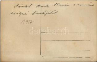 1917 Slanic-Moldova, Baile Slanic, Szlanikfürdő (Bacau); nyaralók az első világháborúban / WWI K.u.k...