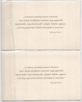 2000. 2000Ft "Millennium" bontatlan díszcsomagolásban (2x) sorszámkövetők T:UNC Adamo F56A