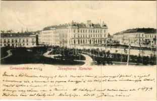 1900 Temesvár, Timisoara; Józsefváros, Küttl tér / square (EK)