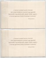 2000. 2000Ft "Millennium" bontatlan díszcsomagolásban (2x) sorszámkövetők T:UNC Adamo F56A