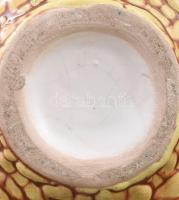 Iparművész zsugormázas váza, jelzés nélkül, hibátlan, 14x9,5 cm