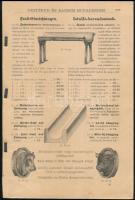 cca 1910 Geittner és Rausch Budapesten - istállóberendezések, szivattyúk, kazánok, stb. katalógusa, hiányos