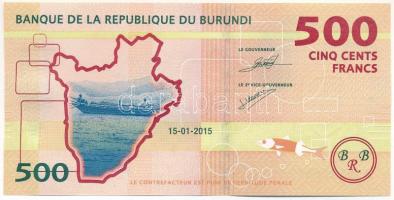 Burundi 2015. 500Fr T:UNC Burundi 2015. 500 Francs C:UNC