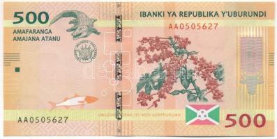 Burundi 2015. 500Fr T:UNC Burundi 2015. 500 Francs C:UNC