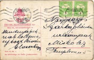 1916 Der zukünftige Admiral. K.u.K. Kriegsmarine / WWI Austro-Hungarian Navy humour art postcard, ma...