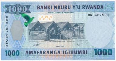 Ruanda 2019. 1000Fr T:UNC Rwanda 2019. 1000 Francs C:UNC