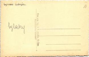 Gyimes, Ghimes; Csángók, erdélyi folklór. Foto orig. Ing. Z. I. Aladics, M.-Ciuc / Ciangei din Ghime...