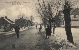 Military WWI soldiers in Grajewo
