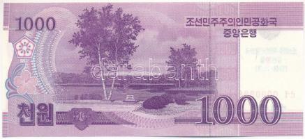 Észak-Korea 2018. 1000W "A KNDK megalapításának 70. évfordulója" emlék bankjegy T:UNC Nort...