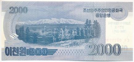 Észak-Korea 2018. 2000W "A KNDK megalapításának 70. évfordulója" emlék bankjegy T:UNC Nort...